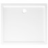 Plato de ducha rectangular blanco ABS 80x90