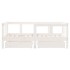 Estructura cama niños con cajones madera pino blanco 70x140