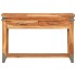 Mesa consola de madera maciza de acacia 110x34x74