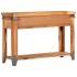 Mesa consola de madera maciza de acacia 110x34x74