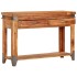 Mesa consola de madera maciza de acacia 110x34x74