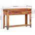 Mesa consola de madera maciza de acacia 110x34x74