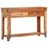 Mesa consola de madera maciza de acacia 110x34x74