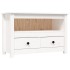 Mueble para TV de madera maciza de pino blanco 79x35x52