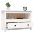 Mueble para TV de madera maciza de pino blanco 79x35x52