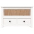 Mueble para TV de madera maciza de pino blanco 79x35x52