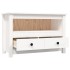 Mueble para TV de madera maciza de pino blanco 79x35x52