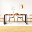 Mesa de comedor de madera maciza reciclada 180 cm