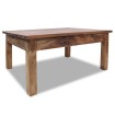 Mesa de centro de madera maciza reciclada 98x73x45 cm