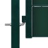 Puerta de valla de PVC y acero verde 100x124