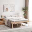 Cama para personas mayores madera maciza de pino 120x200 cm