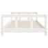 Estructura de cama para niños madera de pino blanco 90x190