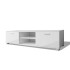 Mueble de TV blanco brillo 140x40,5x35