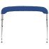 Toldo Bimini de 3 arcos azul 183x160x137