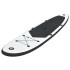 Juego de tabla de paddle surf hinchable blanco y