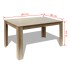 Mesa de comedor color roble 140x80x75