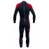 Traje de Neopreno largo hombre 3,2mm Somo Rojo