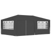 Carpa profesional para fiestas con paredes gris 90 g/m² 4x6 m