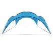 Carpa de fiesta arco azul claro 450x450x265 cm