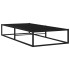 Estructura de cama de metal negra 90x200