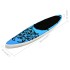 Juego de tabla de paddle surf inflable azul 366x76x15