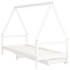 Estructura cama infantil y cajones madera pino blanco 90x190