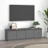 Mueble de TV madera maciza de pino gris 156x37x45