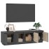 Mueble de TV madera maciza de pino gris 156x37x45