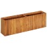 Arriate de madera maciza de acacia 150x30x50