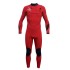 Traje de Neopreno largo hombre 4,3mm Noja Rojo