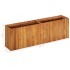 Arriate de madera maciza de acacia 150x30x50