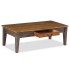 Mesa de centro de madera maciza vintage 118x60x40