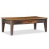 Mesa de centro de madera maciza vintage 118x60x40