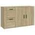 Aparador madera contrachapada roble Sonoma 100x33x59,5