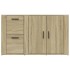 Aparador madera contrachapada roble Sonoma 100x33x59,5