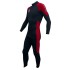 Traje de Neopreno largo hombre 3,2mm Somo Rojo