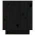 Mueble de TV madera maciza de pino negro 110x35x40,5