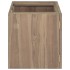 Armario de baño de pared madera maciza de teca 90x39x40