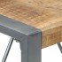 Mesa de comedor madera de mango rugosa 80x80x75