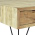 Mueble para la TV 120x35x35 cm de madera maciza de