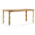 Mesa de comedor de madera maciza reciclada 160x80x76