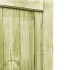 Puertas de valla madera 2 uds de pino impregnada 300x100