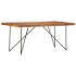 Mesa de comedor de madera maciza de acacia 180x90x76