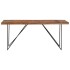 Mesa de comedor de madera maciza de acacia 180x90x76