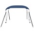 Toldo Bimini de 2 arcos azul marino 180x150x110