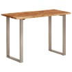 Mesa de comedor madera maciza de acacia 110x50x76 cm