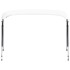 Toldo Bimini de 4 arcos blanco 243x(230-244)x137