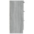 Aparador de madera contrachapada gris Sonoma 60x30x70