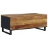 Mesa de centro madera maciza mango y contrachapada 100x54x40