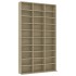 Armario para CDs madera contrachapada Sonoma 102x16x177,5